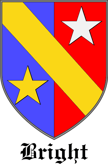 BRIGHT family crest