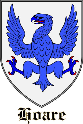 HOARE family crest