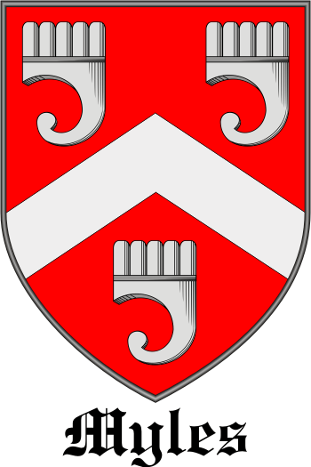 Myles family crest