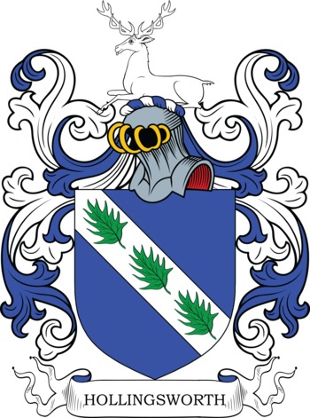 HOLLINGSWORTH family crest