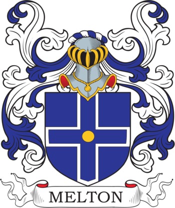 MELTON family crest